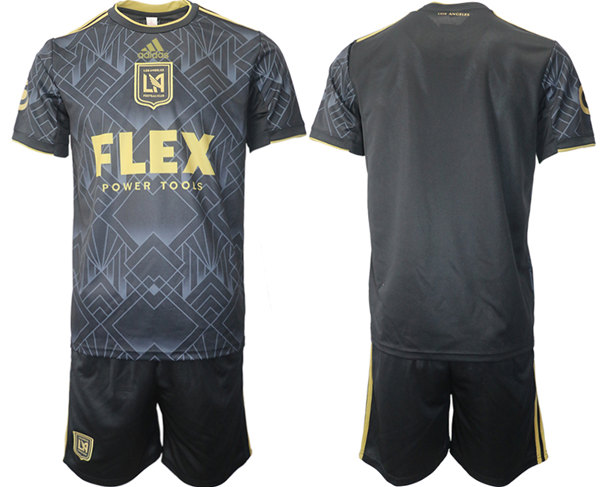 Women's Black Los Angeles Football Club Blank Soccer Jersey Suit